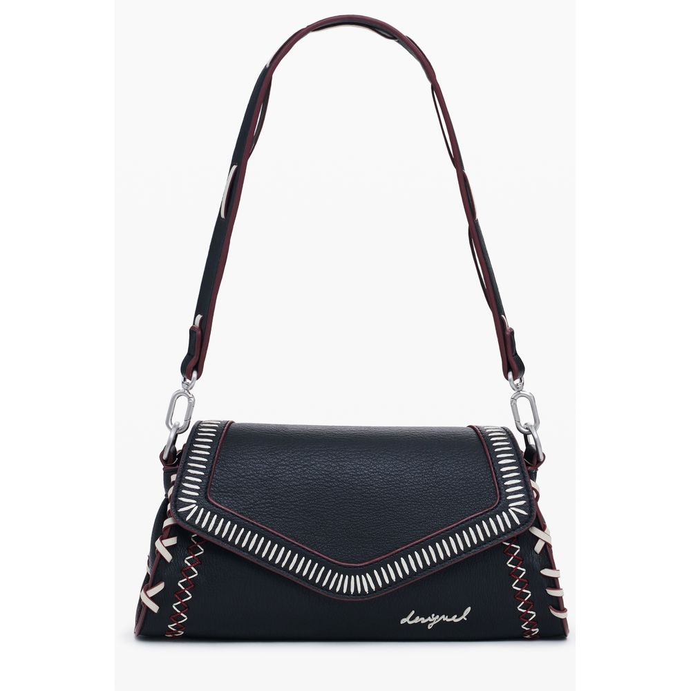 Black Polyethylene Women Handbag Desigual