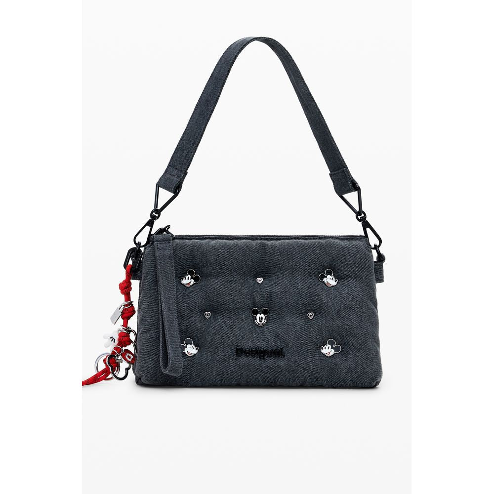 Gray Polyester Women Handbag Desigual