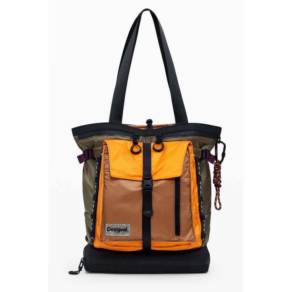 Green Polyester Women Backpack Desigual