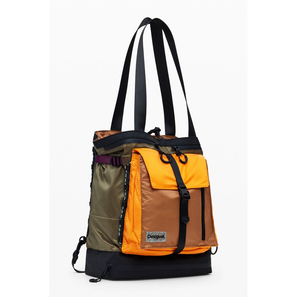 Green Polyester Women Backpack Desigual