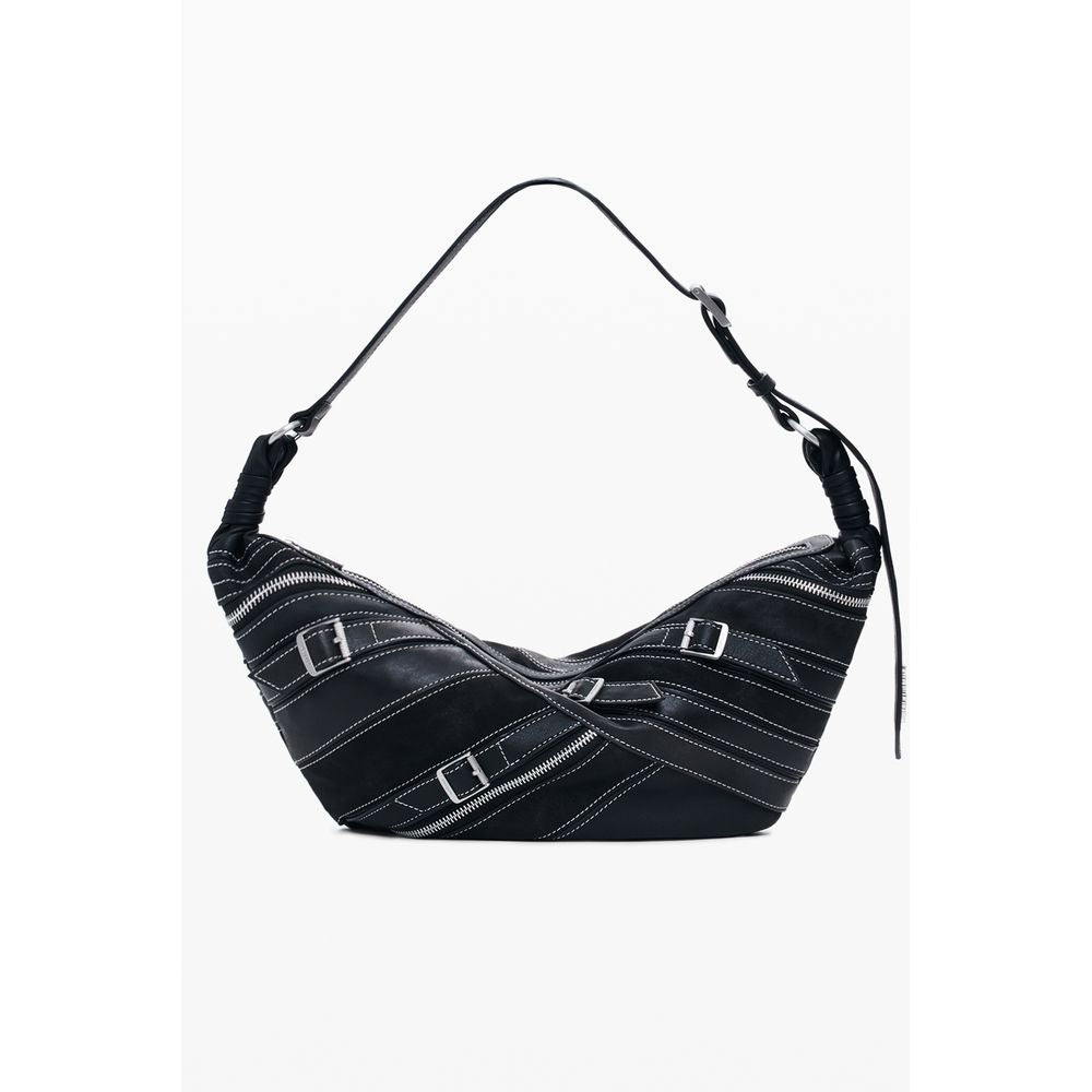 Black Polyethylene Women Handbag Desigual