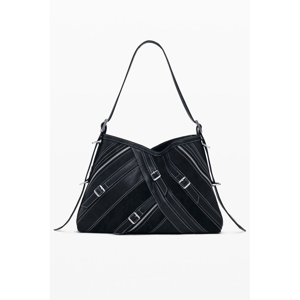 Black Polyethylene Women Handbag Desigual