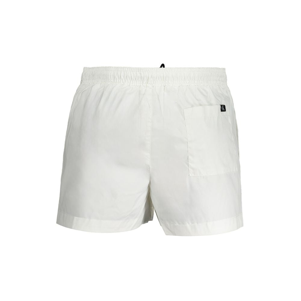White Polyester Swimwear Calvin Klein