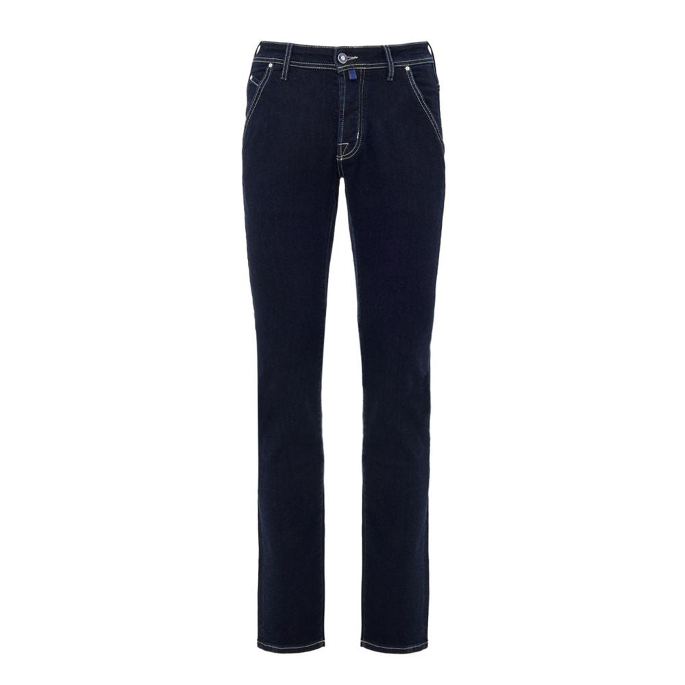 Blue Cotton Skinny Jean Jacob Cohen