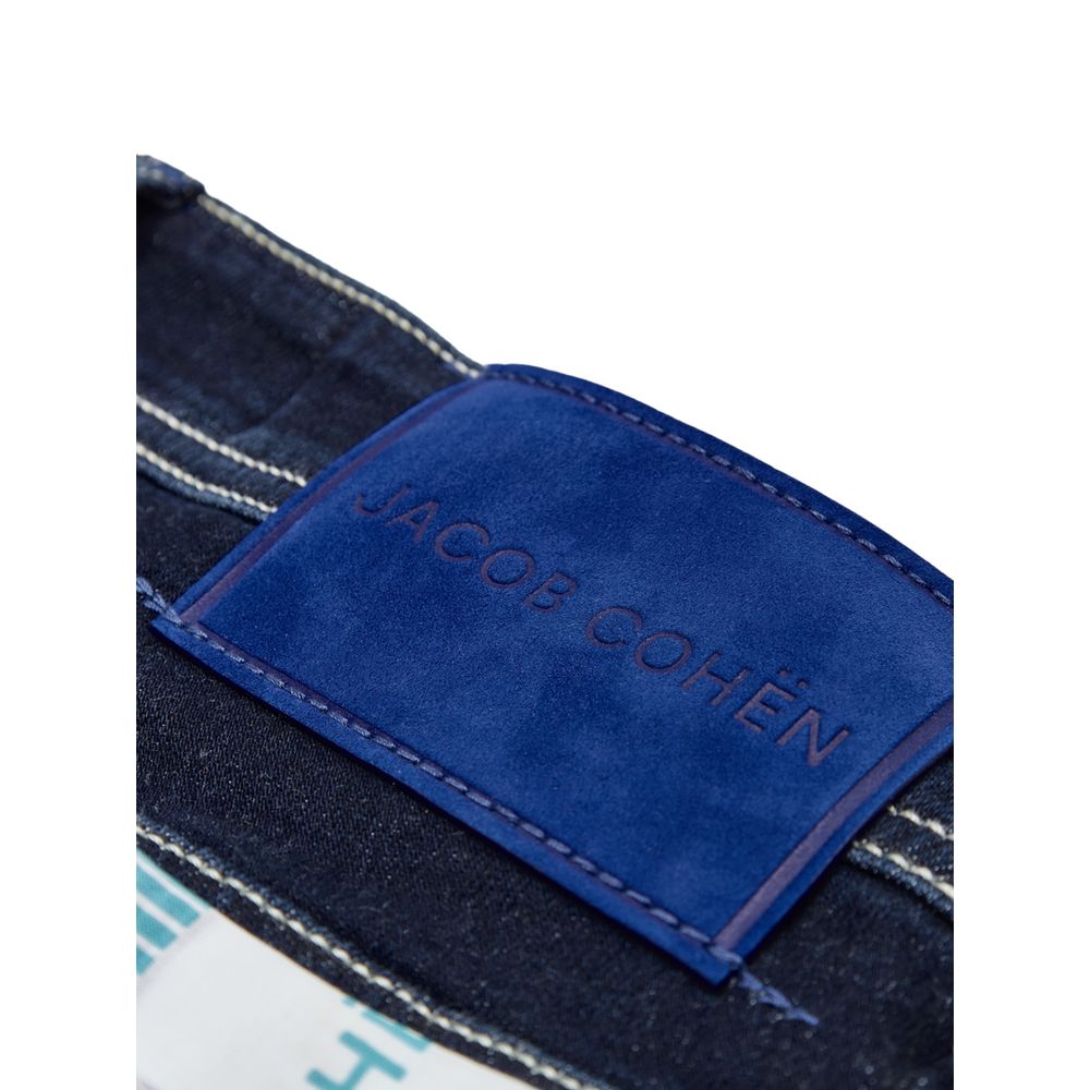 Blue Cotton Skinny Jean Jacob Cohen