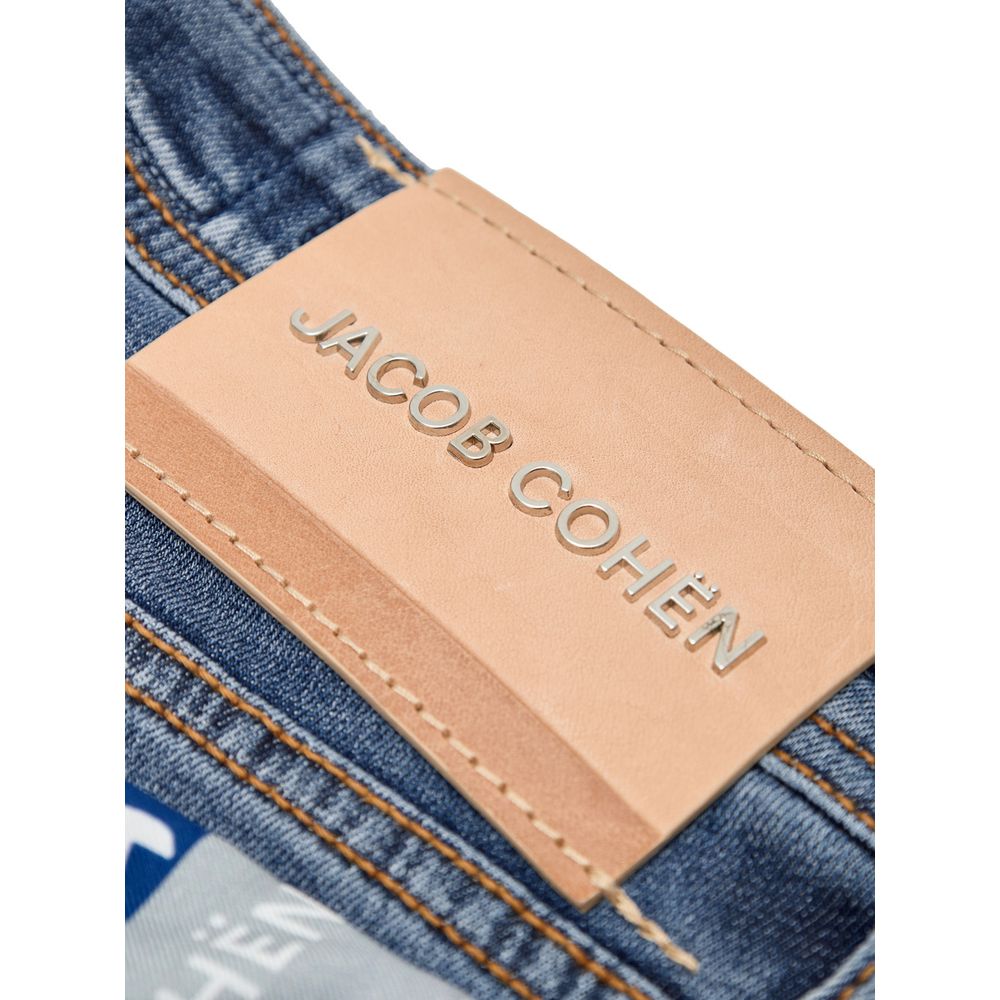Blue Cotton Skinny Jean Jacob Cohen