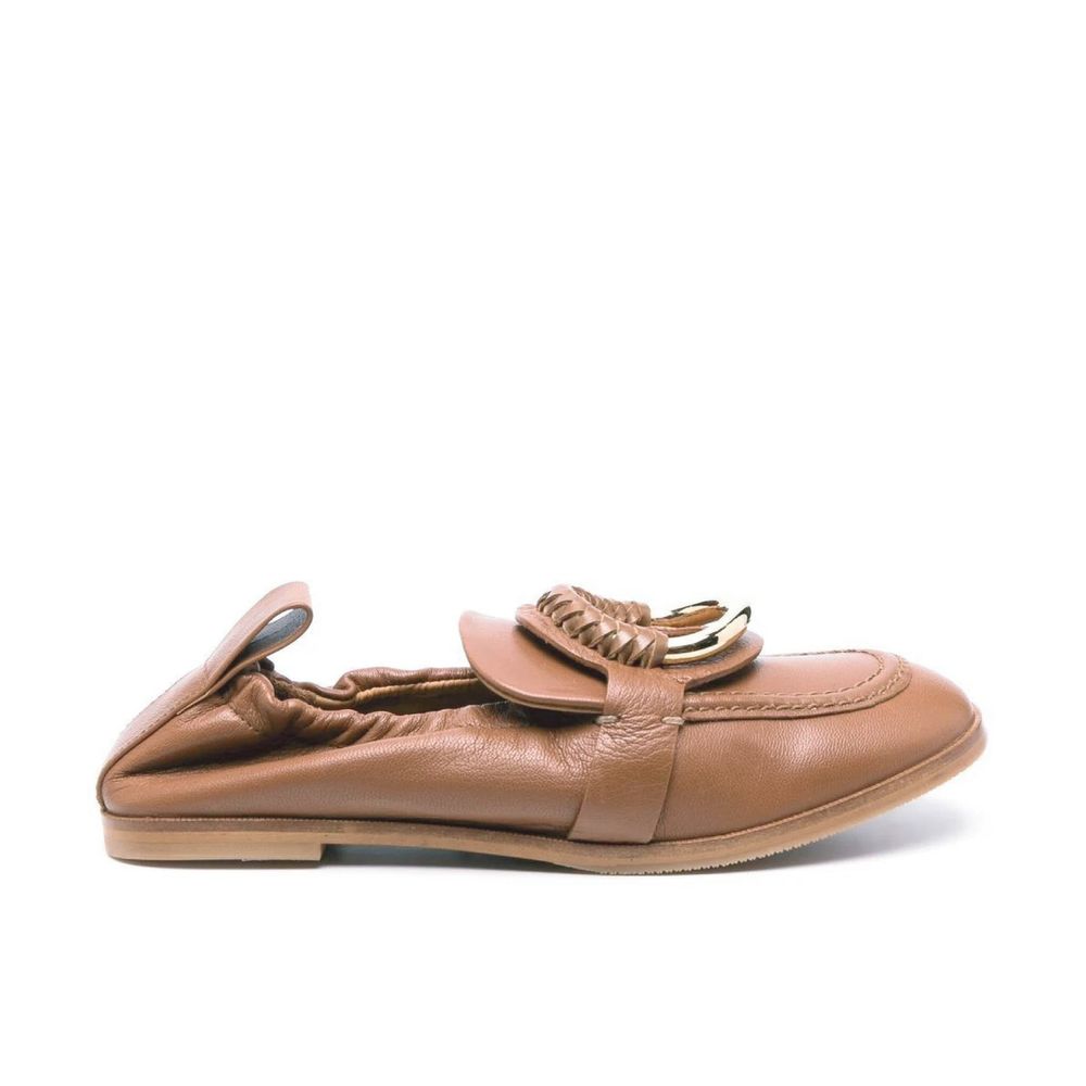 Hana Leather Loafers See By Chloé