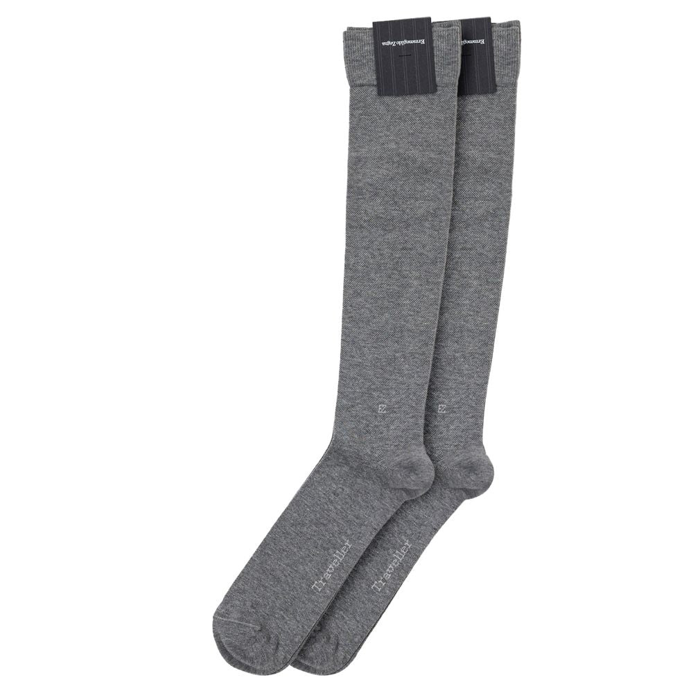 Gray Cotton Sock ZEGNA