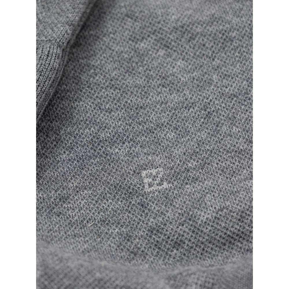 Gray Cotton Sock ZEGNA