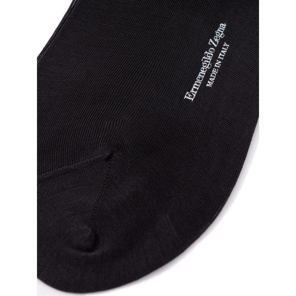Gray Cotton Sock ZEGNA