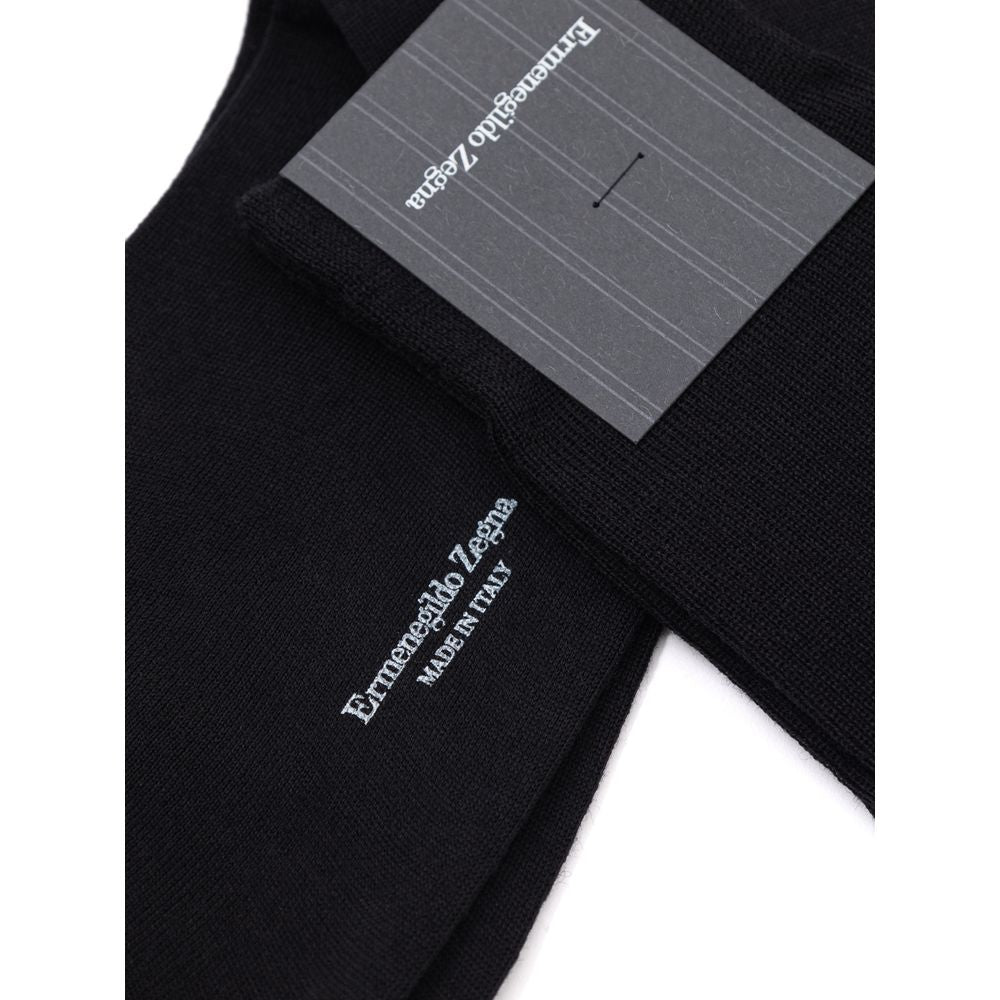 Black Wool Sock ZEGNA