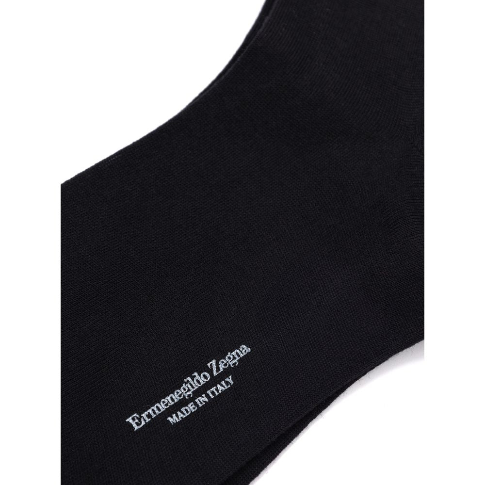 Black Wool Sock ZEGNA