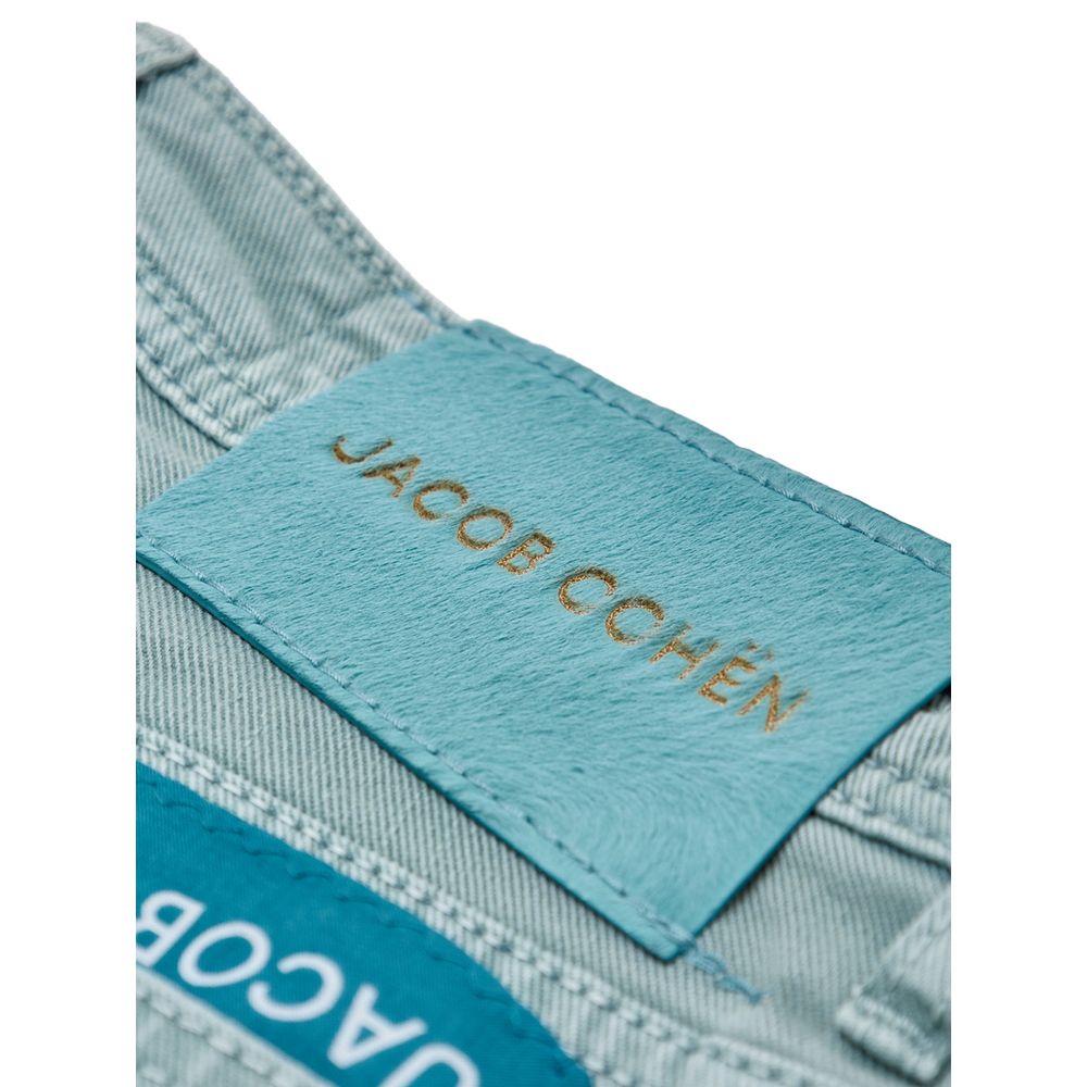 Green Cotton Skinny Jean Jacob Cohen