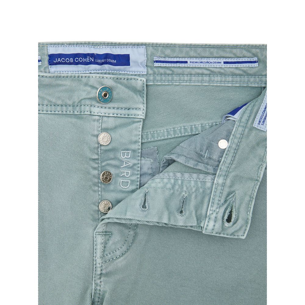 Green Cotton Skinny Jean Jacob Cohen