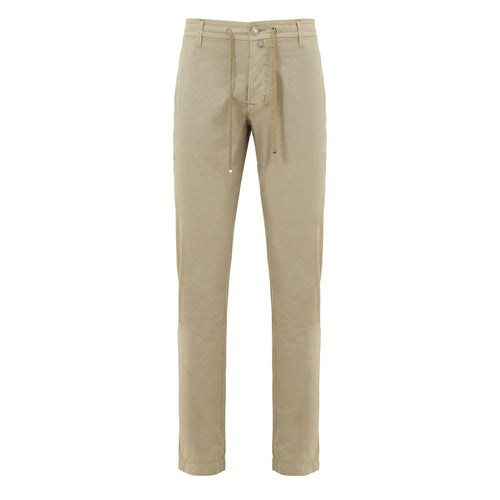 Beige Cotton Casual Pant Jacob Cohen