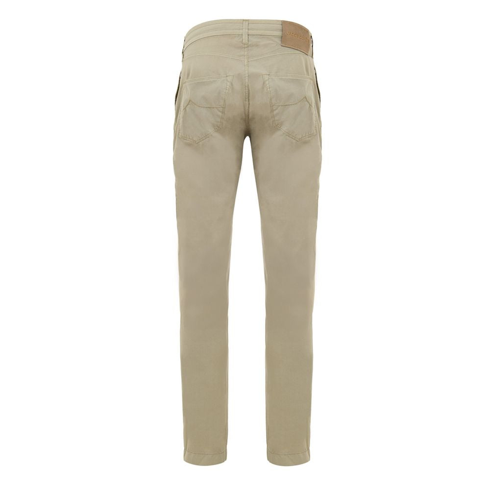 Beige Cotton Casual Pant Jacob Cohen