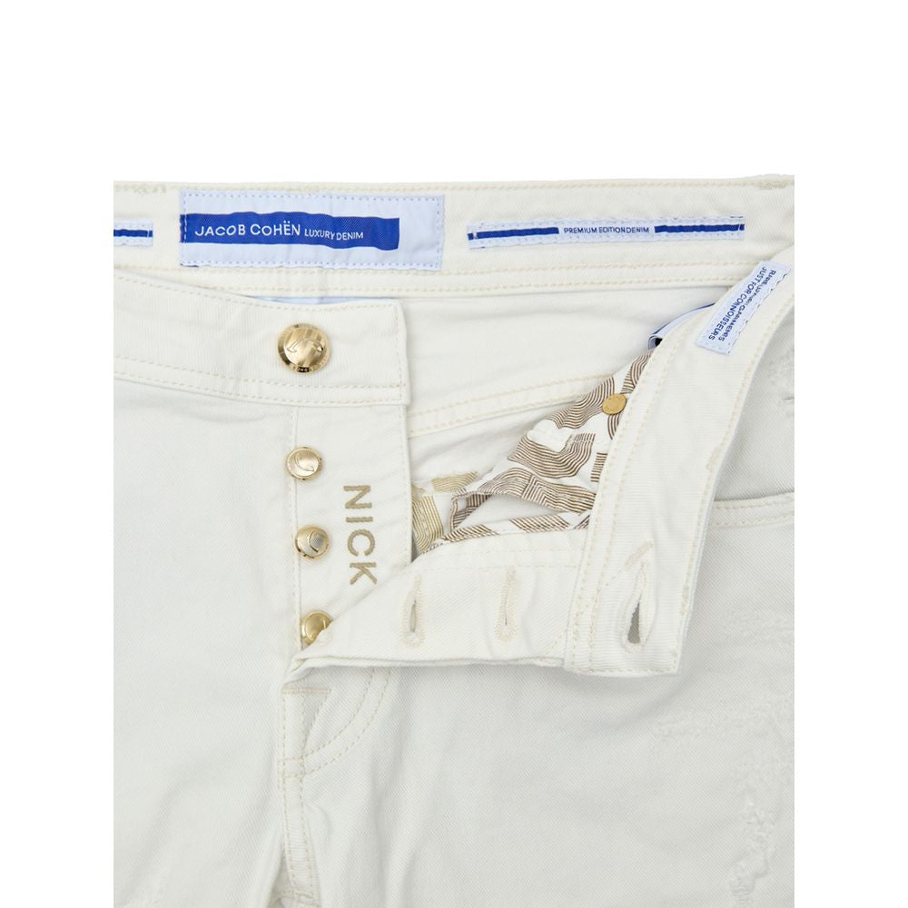 White Cotton Skinny Jean Jacob Cohen