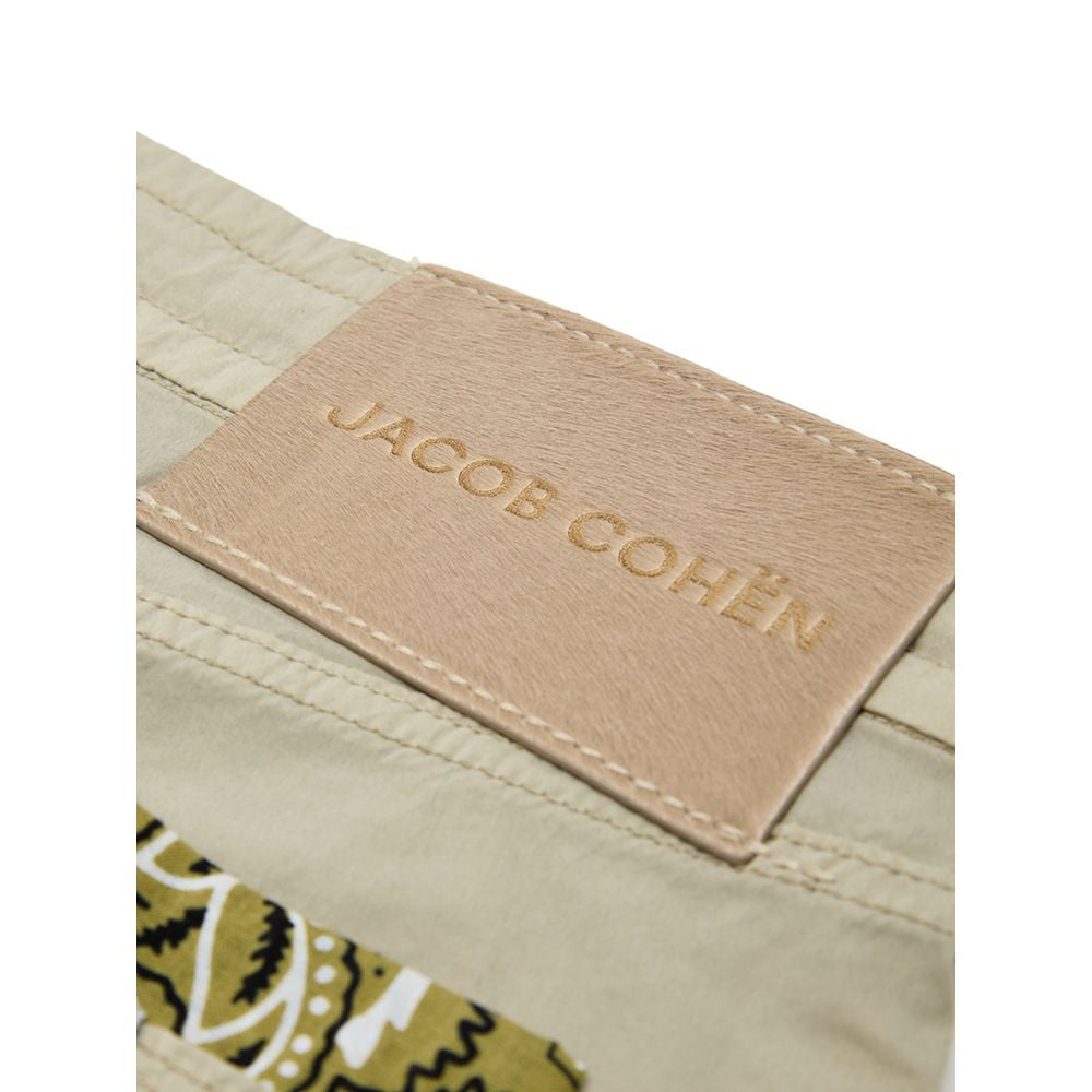 Beige Cotton Casual Pant Jacob Cohen