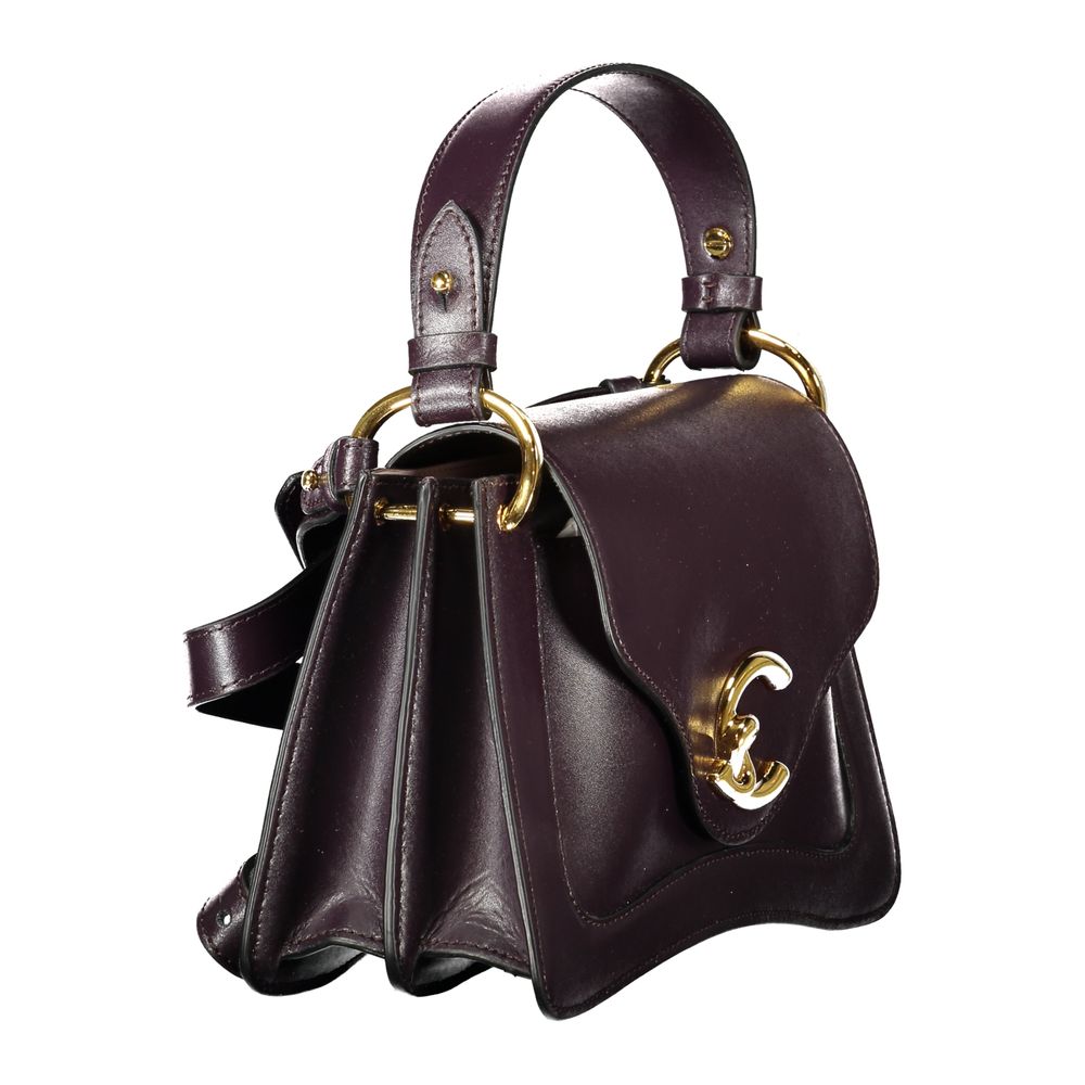 Purple Leather Handbag Coccinelle