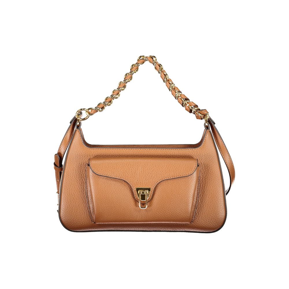 Brown Leather Handbag Coccinelle