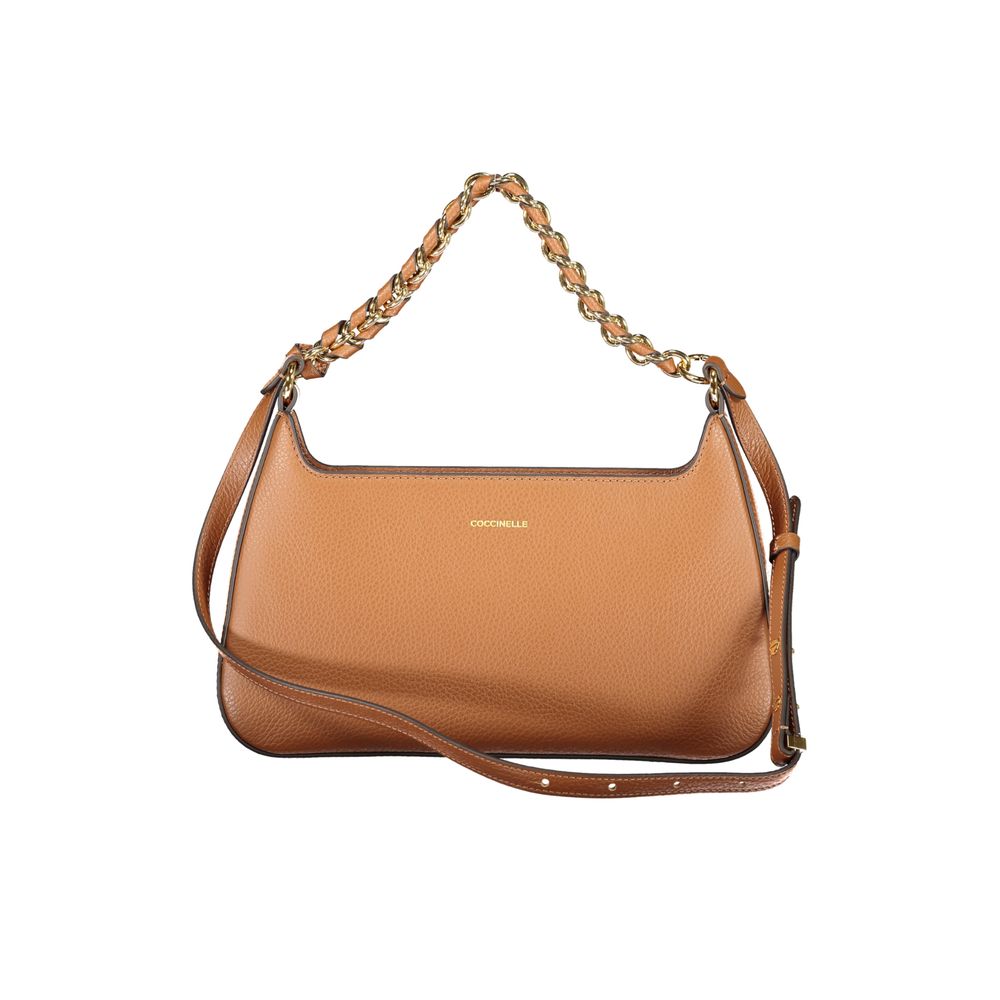 Brown Leather Handbag Coccinelle