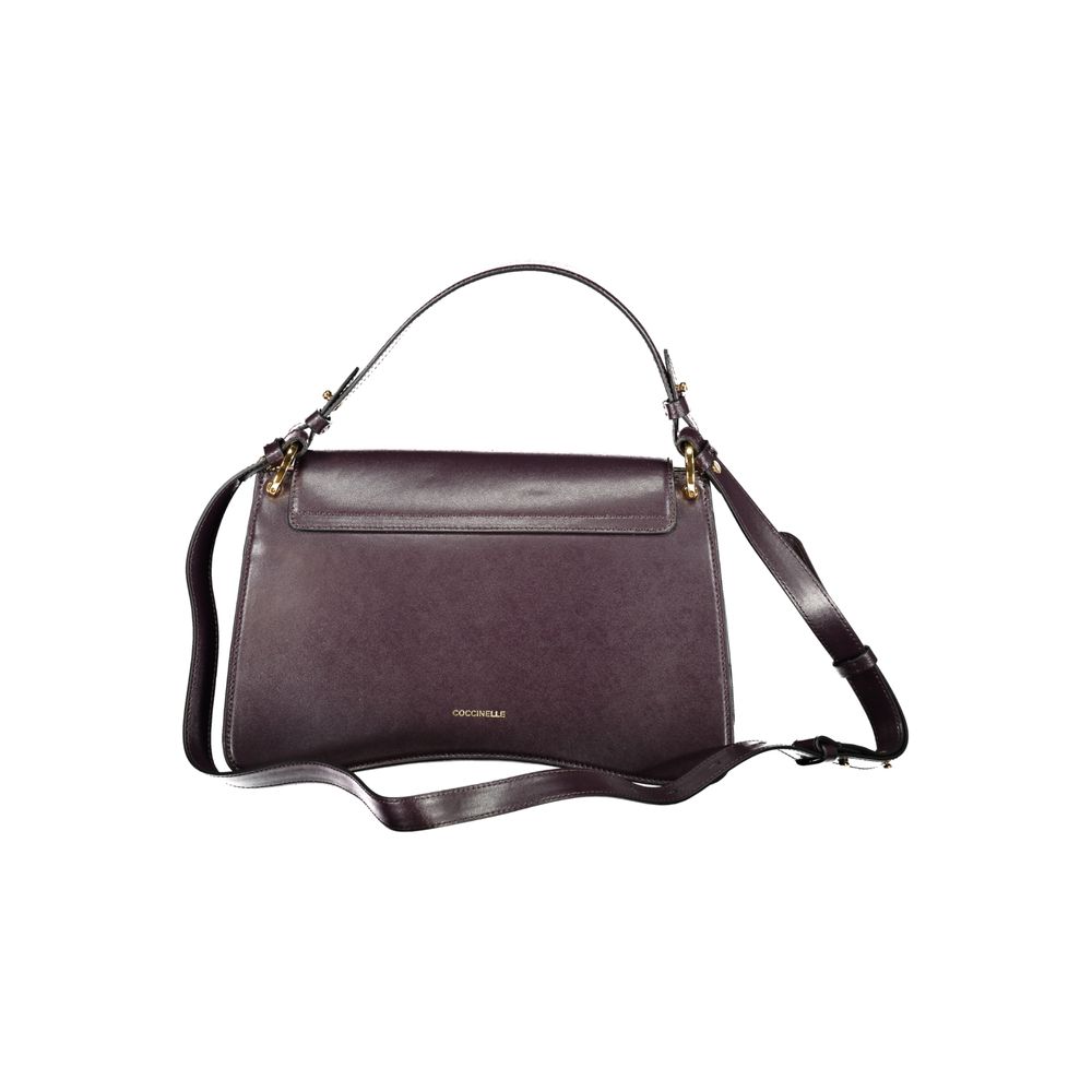 Purple Leather Handbag Coccinelle