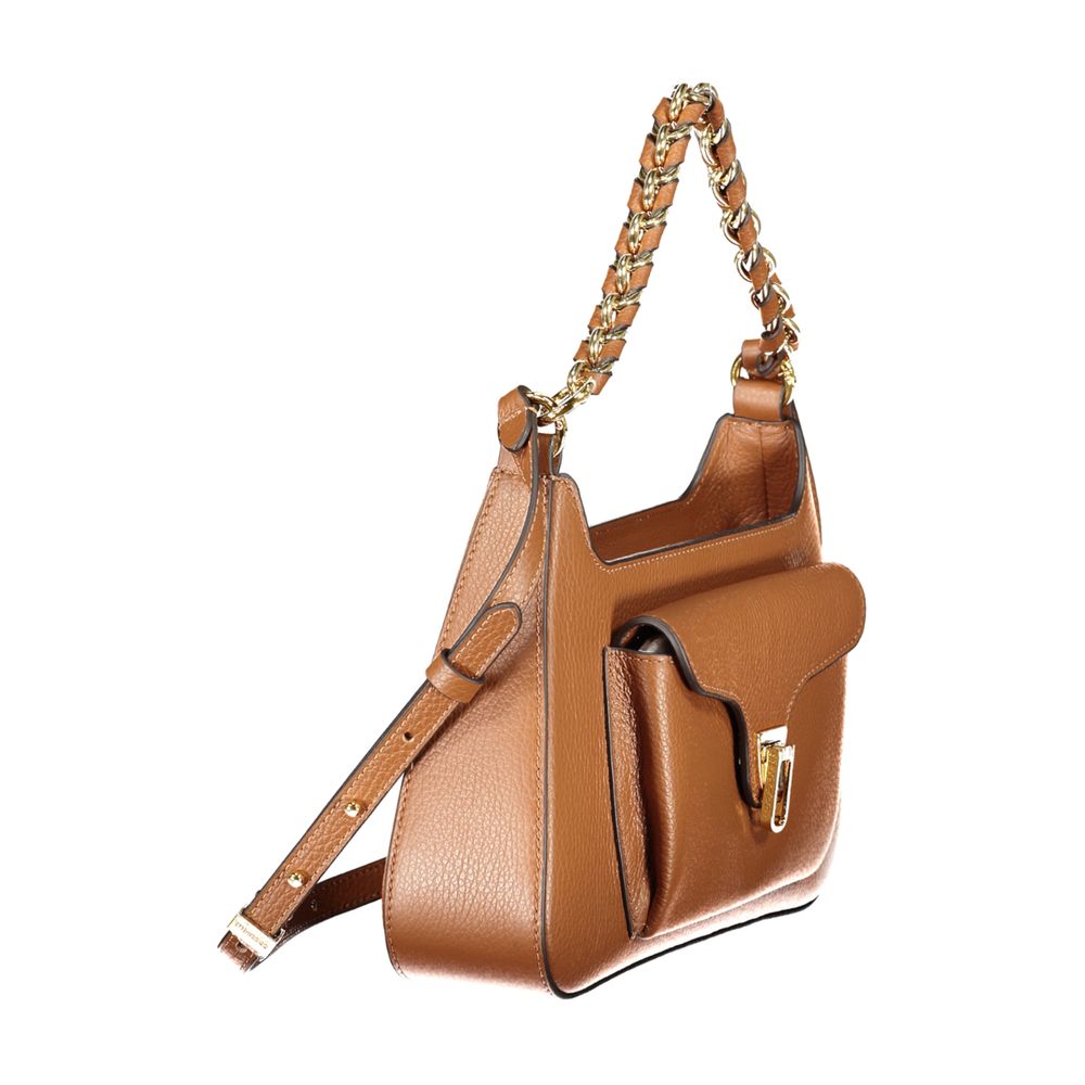 Brown Leather Handbag Coccinelle