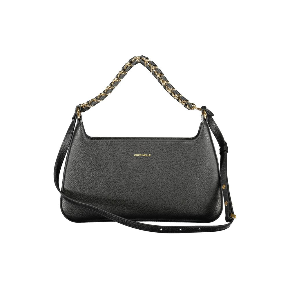 Black Leather Handbag Coccinelle