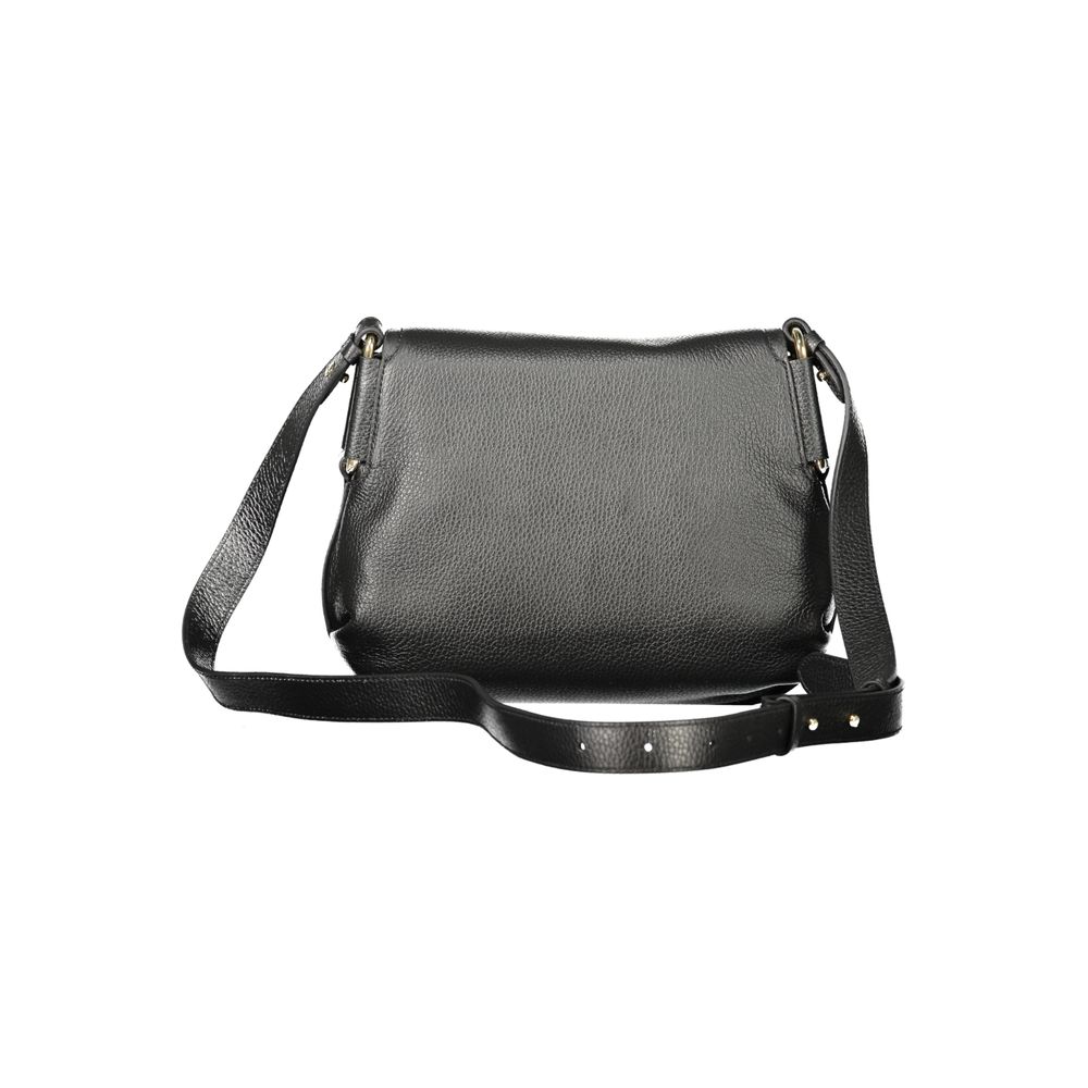 Black Leather Handbag Coccinelle