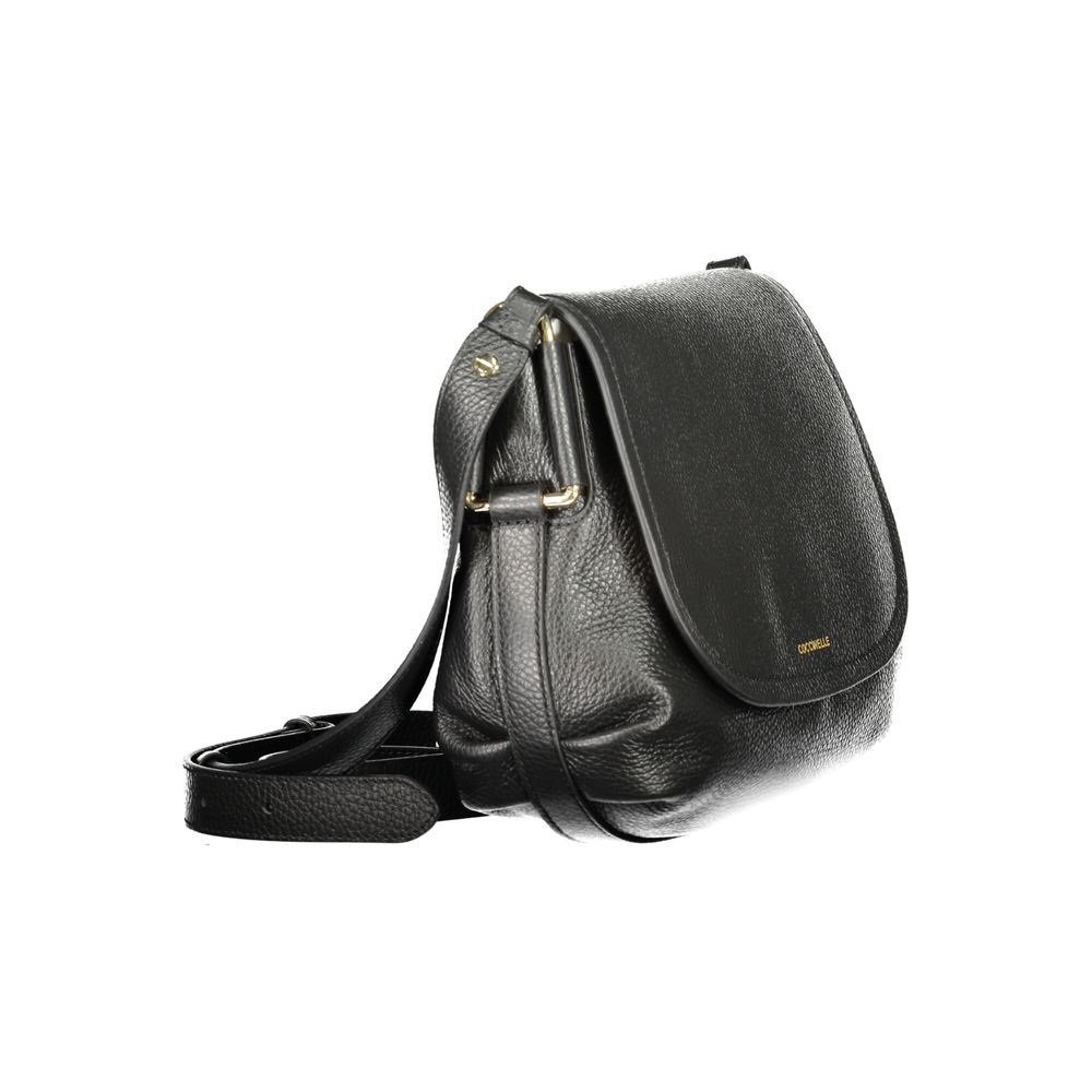 Black Leather Handbag Coccinelle