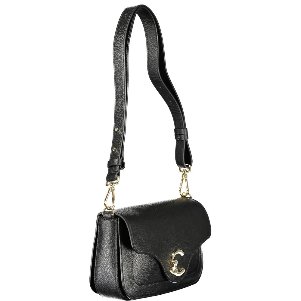 Black Leather Handbag Coccinelle