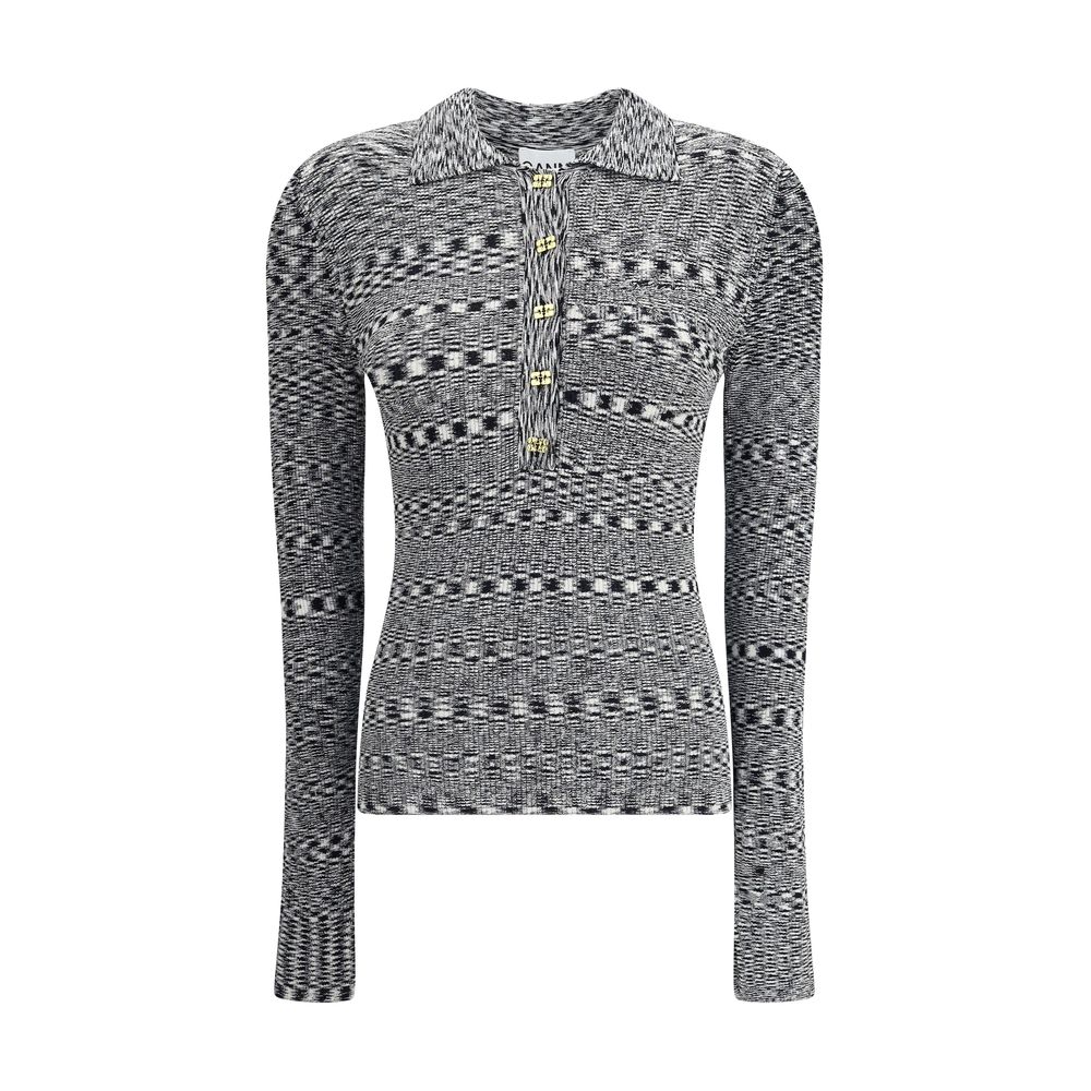 Space-dye Polo Ganni