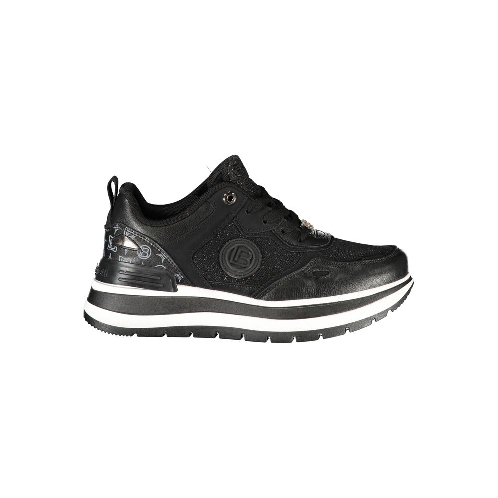 Black Polyester Women Sneaker shoes Laura Biagiotti