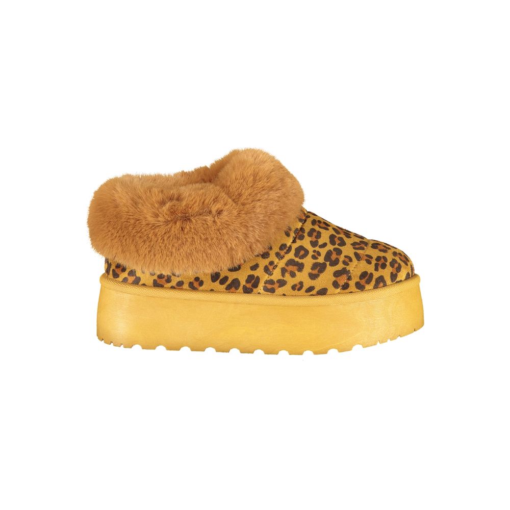 Brown Polyester Women Sneaker Laura Biagiotti