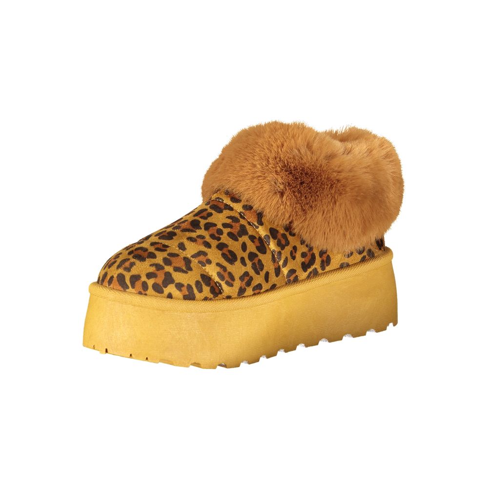 Brown Polyester Women Sneaker Laura Biagiotti