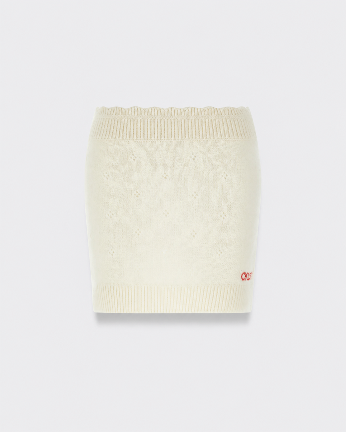 cream skirt