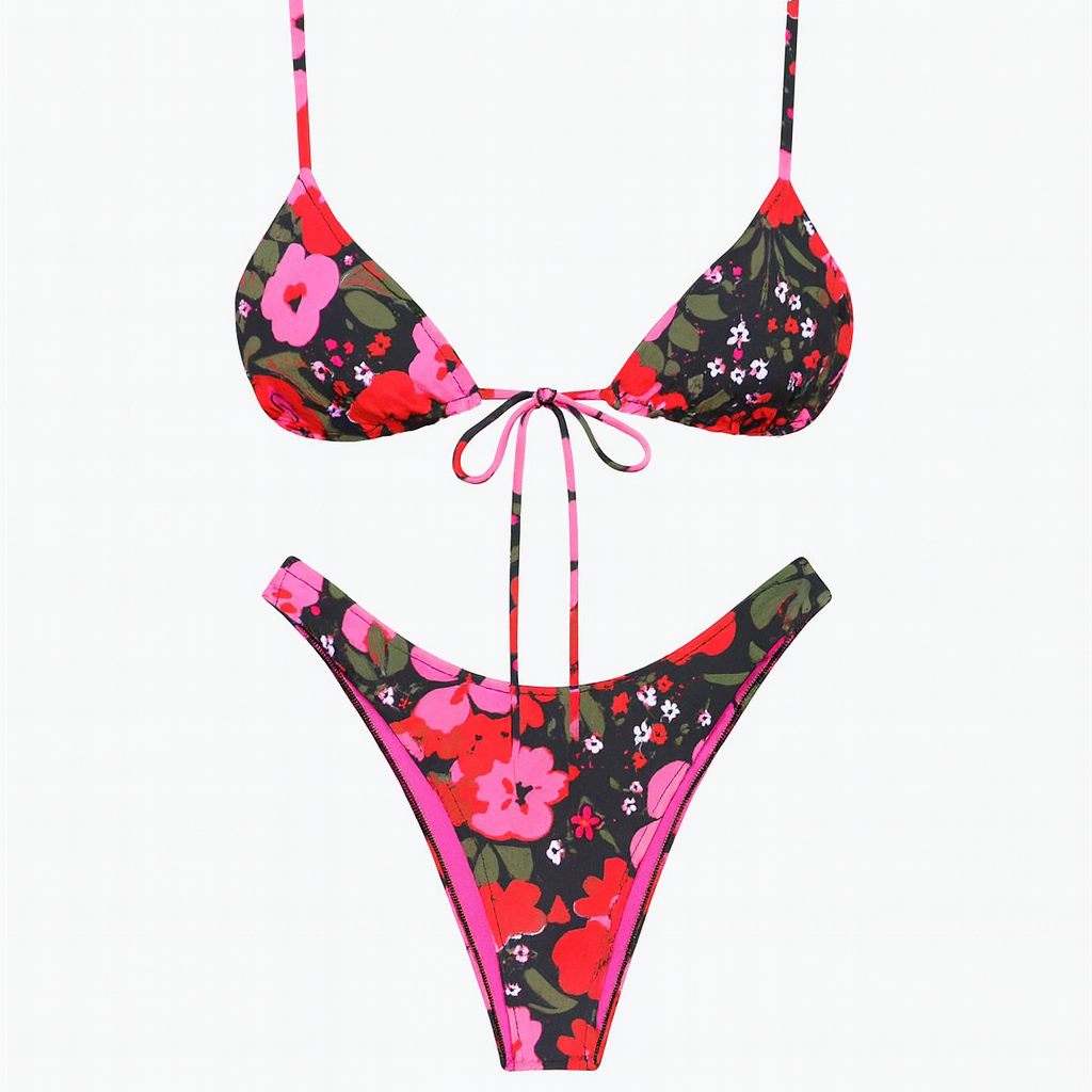 Tori Bikini with Floral Laces bikinis kakaclo