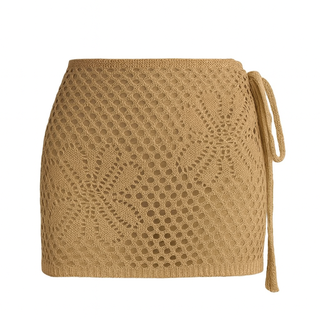 The Nemy Crochet Swim Skirt swimwear Shopella