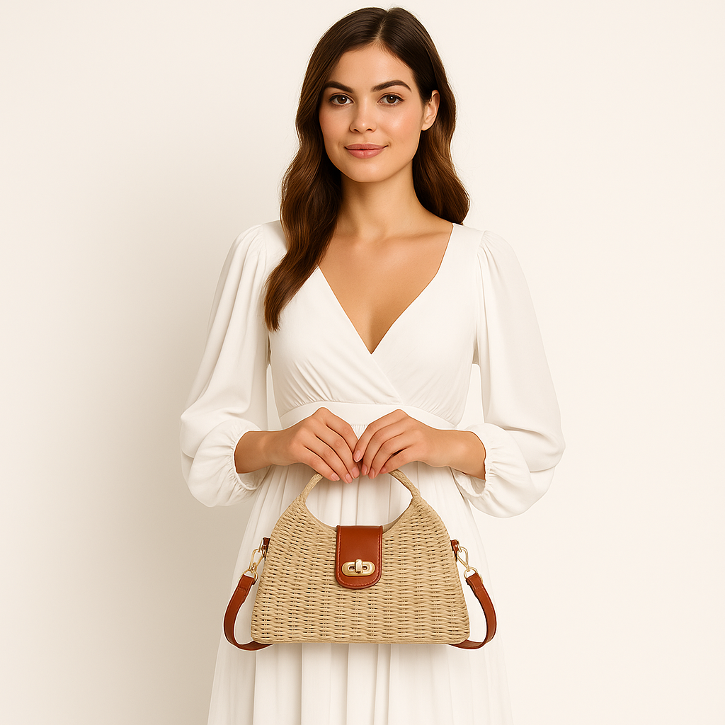 The Coastal Straw Tote BAGS kakaclo