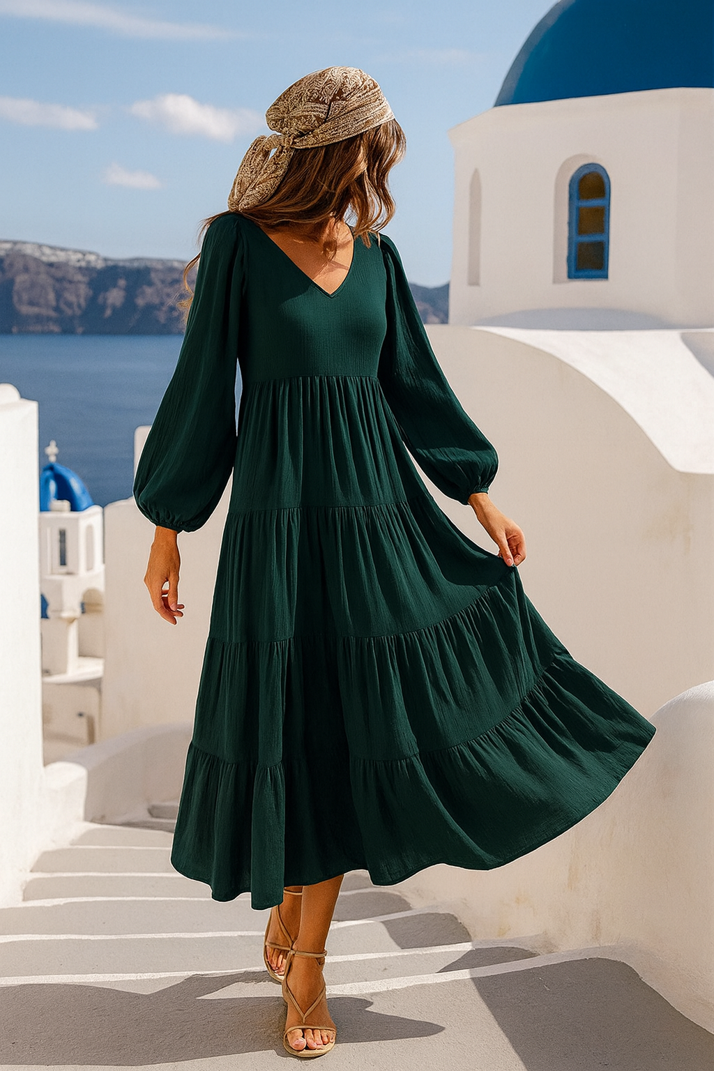Elegant Long Sleeve Dress DRESSES kakaclo