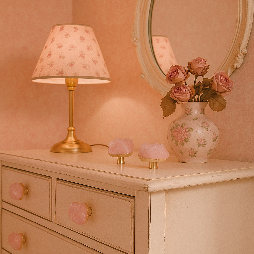 Brass Crystal Gem Gold Edge Cabinet Handles cabinet knobs Dropshipman