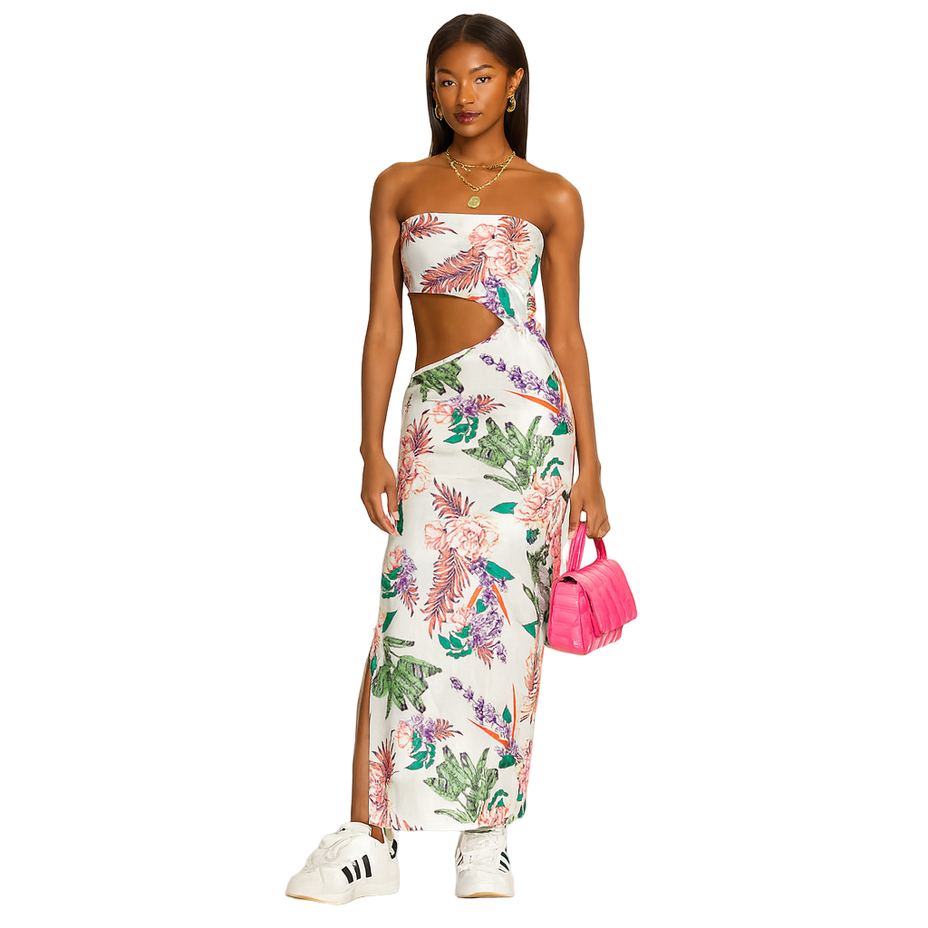 Floral Print Slay Dress Dresses kakaclo