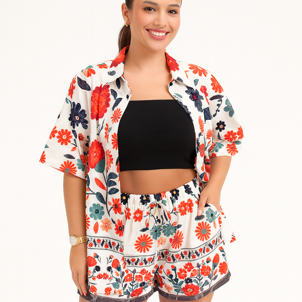 The Hepburn Shorts Set two-piece set kakaclo