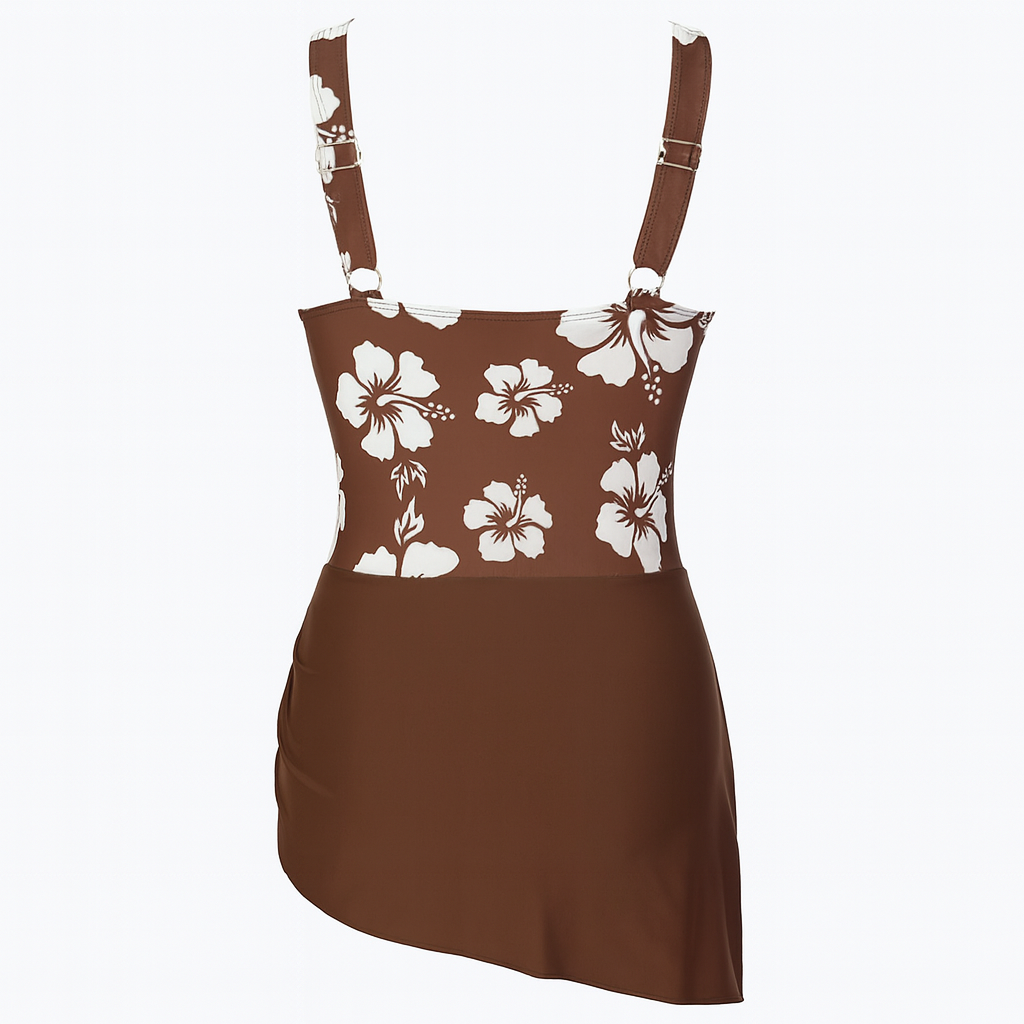 Canyon Bloom Skirted One-Piece swimwear kakaclo