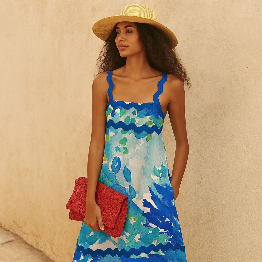 Viola A-Line Dress dresses kakaclo