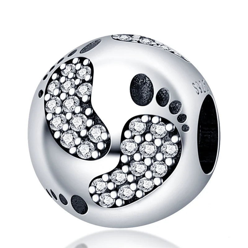 The Little Feet Charm silver Charms Shopella PAC1061