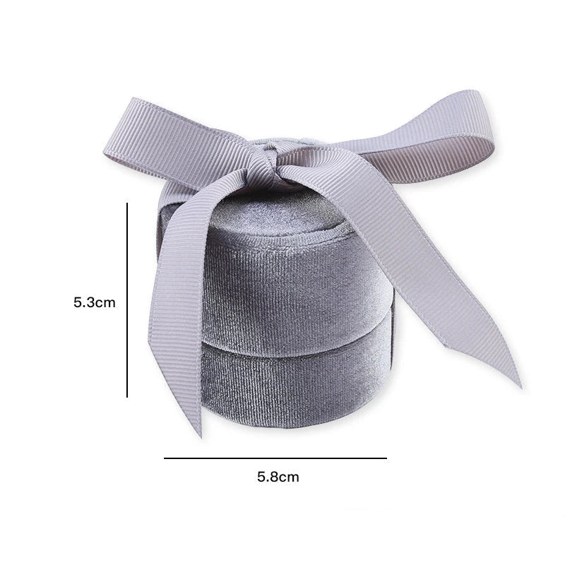 Bowknot Velvet Jewellery Box jewellery boxes Dropshipman