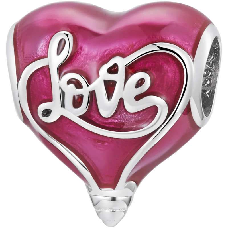 Love Lock Pendant 925 Sterling Silver silver Charms Shopella SCC2122
