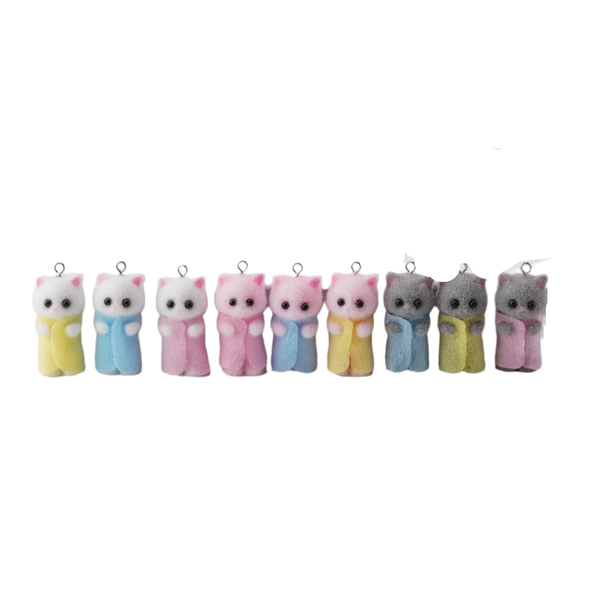 30pcs Whimsical Kitty Charms beads Dropshipman