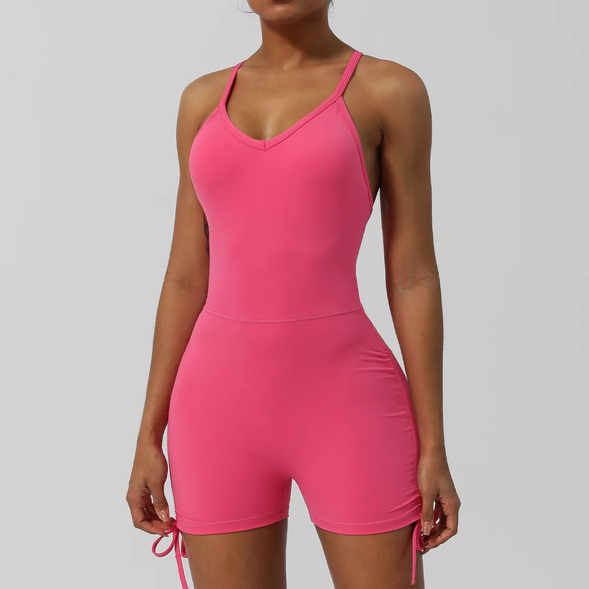 Ultimate Performance Fitness Yoga Jumpsuit yoga Dropshipman Pink S
